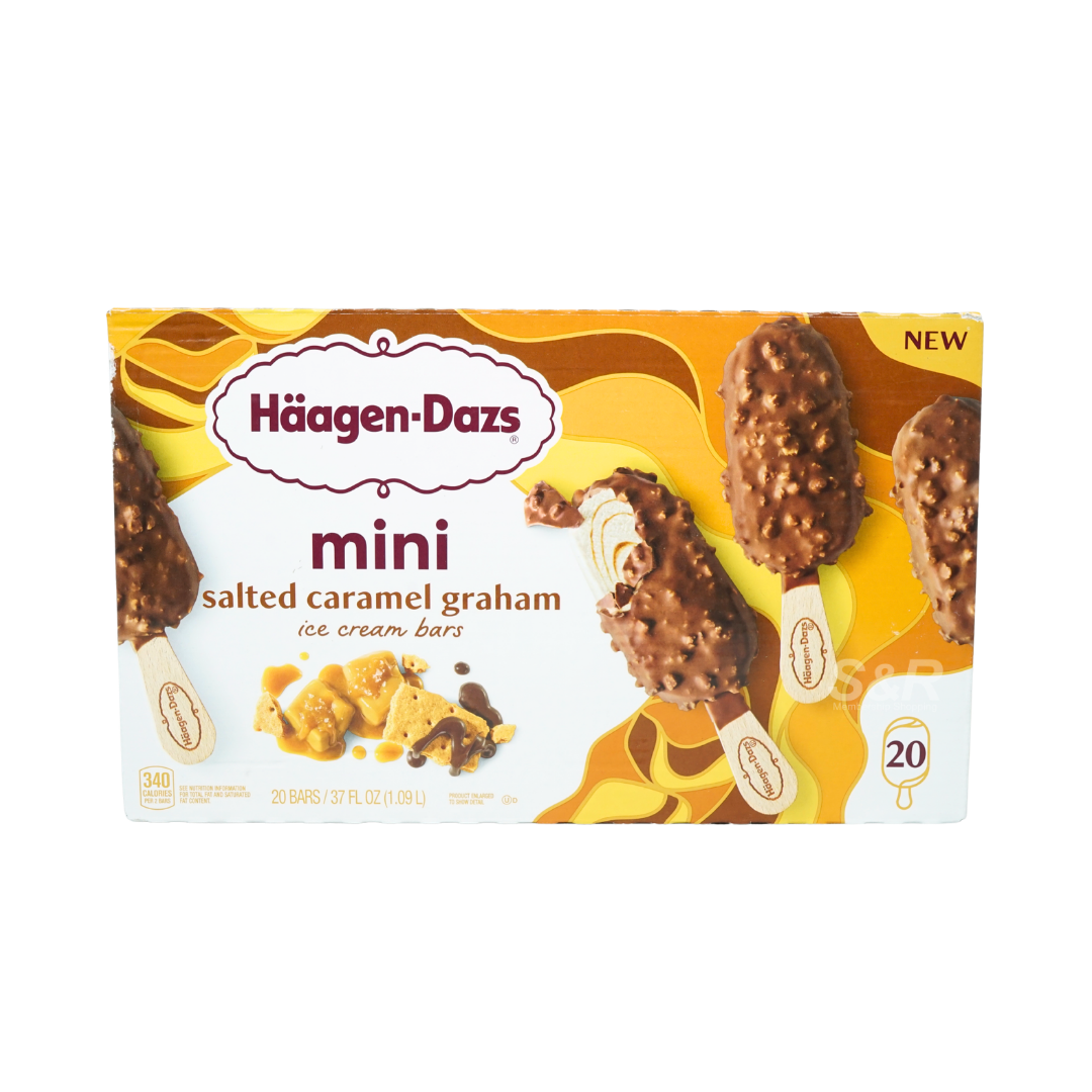 Haagen-Dazs Mini Salted Caramel Graham Ice Cream Bars 1.09L